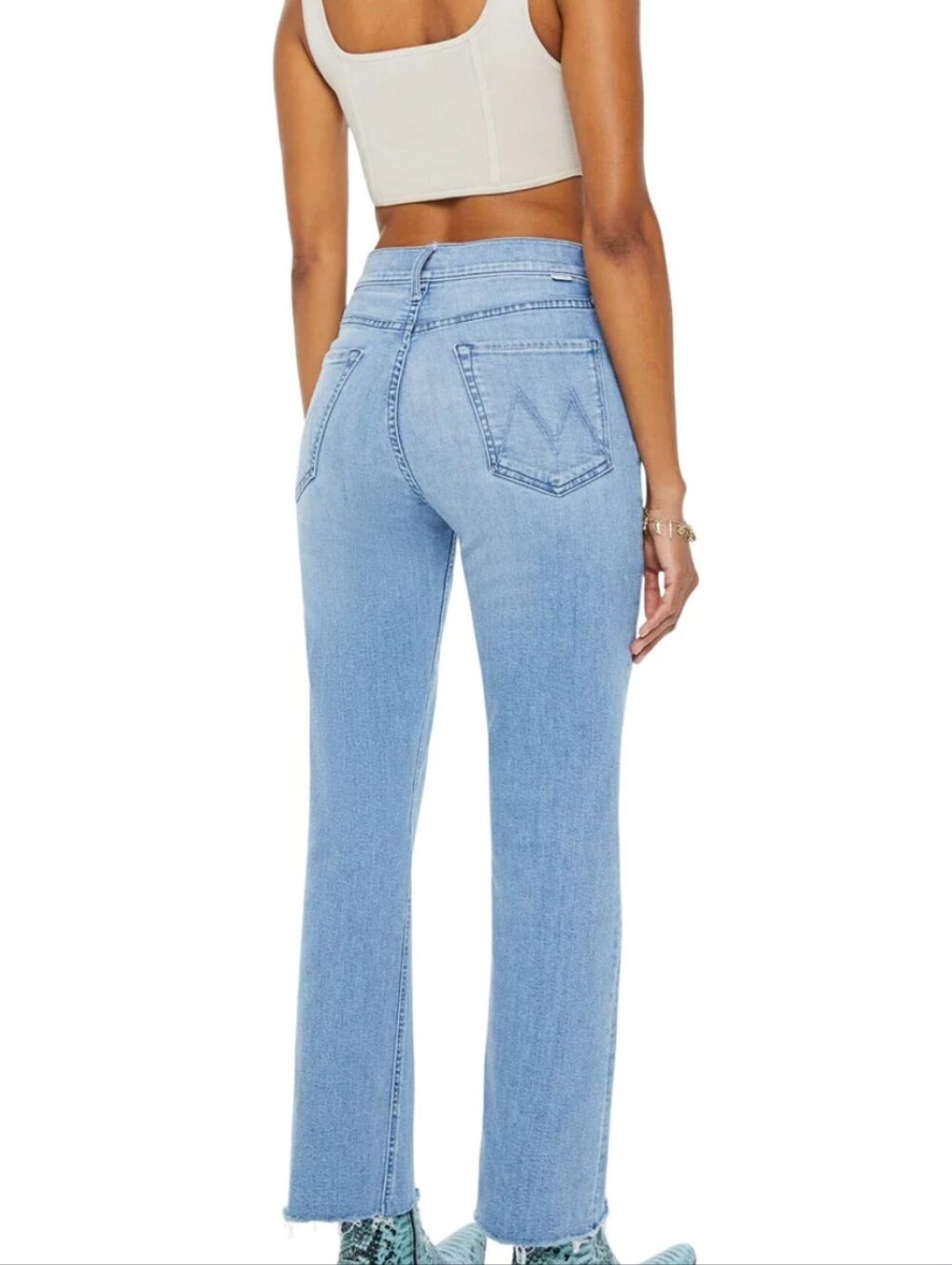 MOTHER Jeans The Teipper Ankle Frey Size 30 - Picture 2 of 11